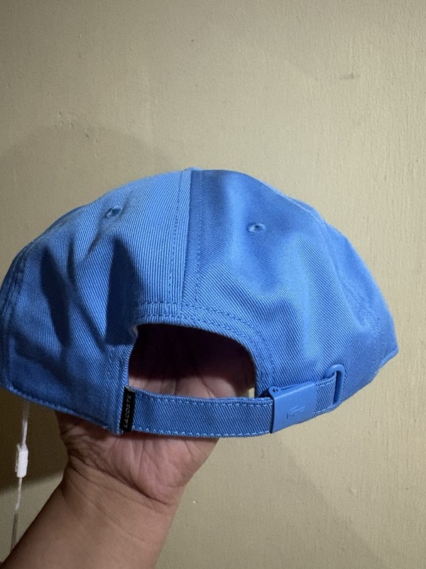 Lacoste Unisex Adults Baseball Cap Adjustable Strapback Solid Blue One Size gallery