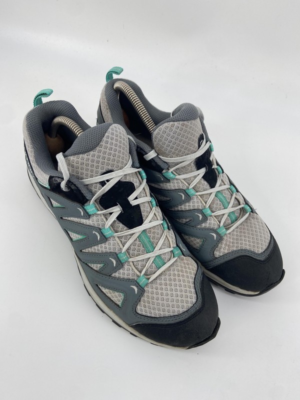 Salomon Shoes Womens 10 Gray Ellipse 3 Aero Trail Running Hiking Outdoor 402445
