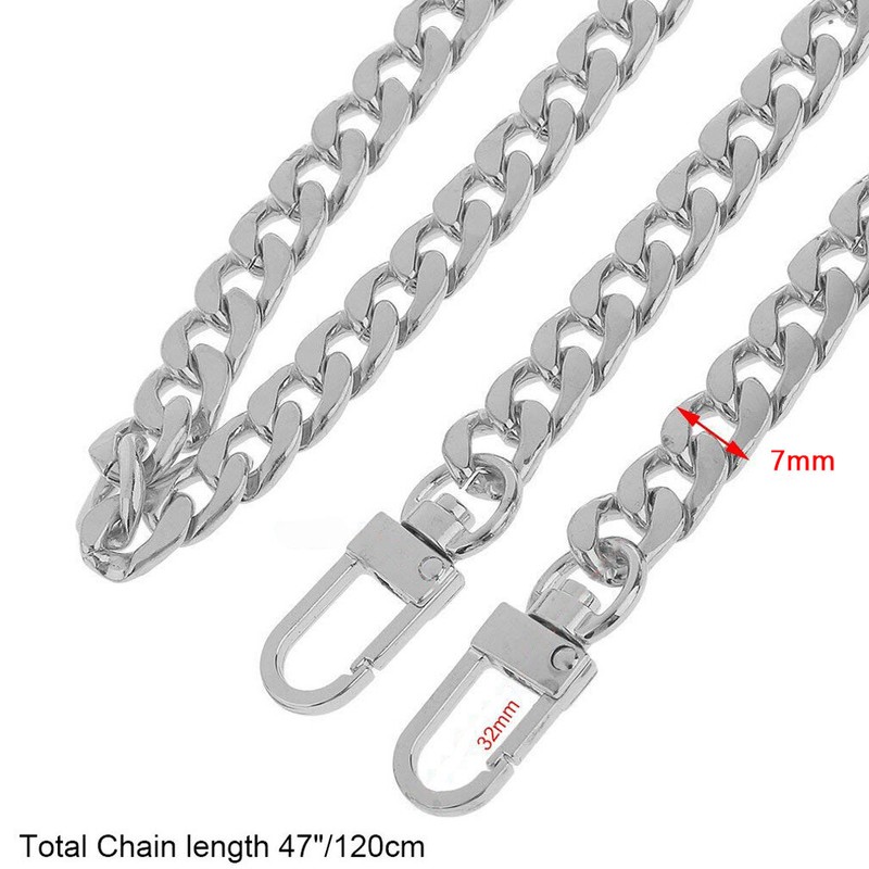 47" Replacement Purse Chain Strap Handle Shoulder Crossbody Handbag Bag Metal gallery