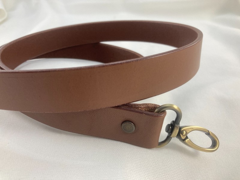 1" Cowhide Leather Cross Body or Shoulder Purse Bag Replacement Strap 8 lengths gallery
