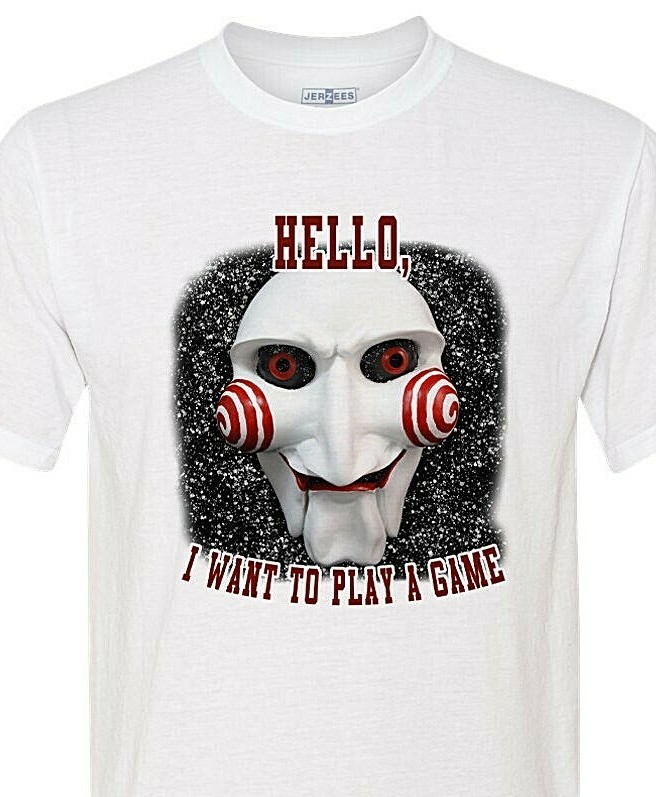 Saw – Jigsaw – Hello, I Want to Play A Game – Trending on Ebay!