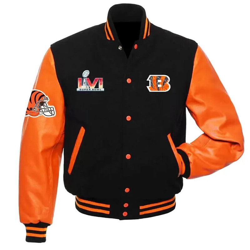 Mens Cincinnati Bengals Varsity Jacket