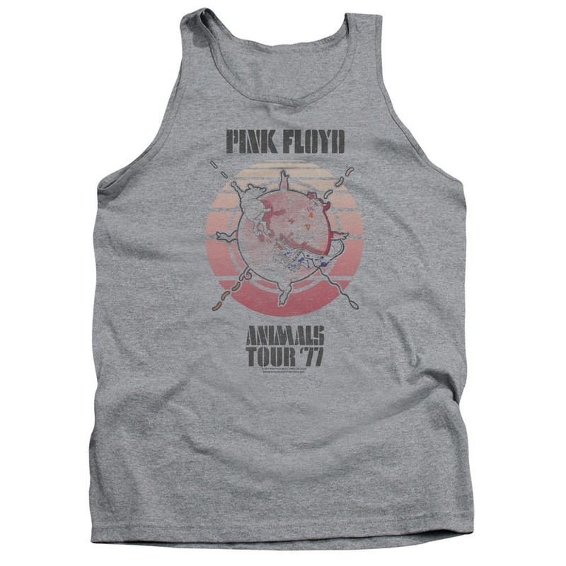Pink Floyd Animals 1977 Tour Men’s Tank Top Licensed Sleeveless Tee S-2XL