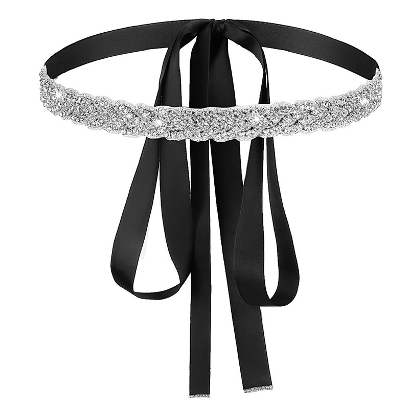 Dress Silver Belt Wedding Dress Belt for Bride Rhinestone Belt for Bride Dress
