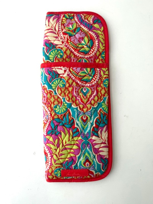 VERA BRADLEY 2016 Retired Paisley In Paradise Hot Tools Travel Case 12.5×5″ G19