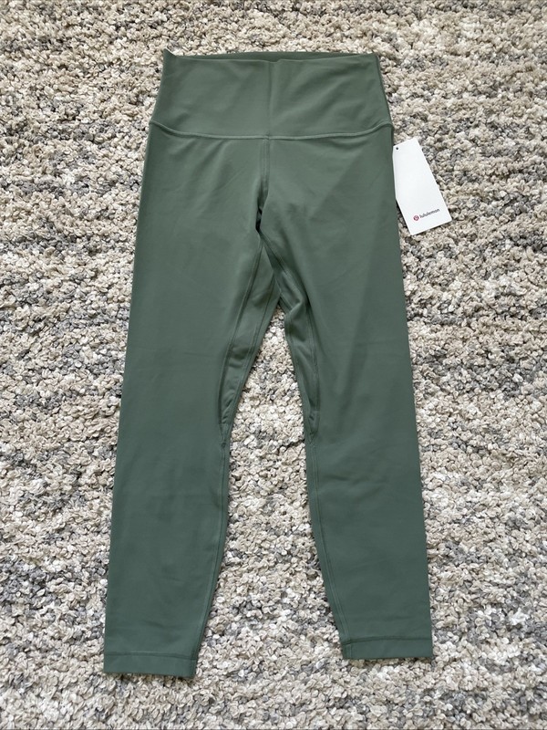 Lululemon Align High-Rise Pant 25″ Leggings, NWT, GREU, Size 8