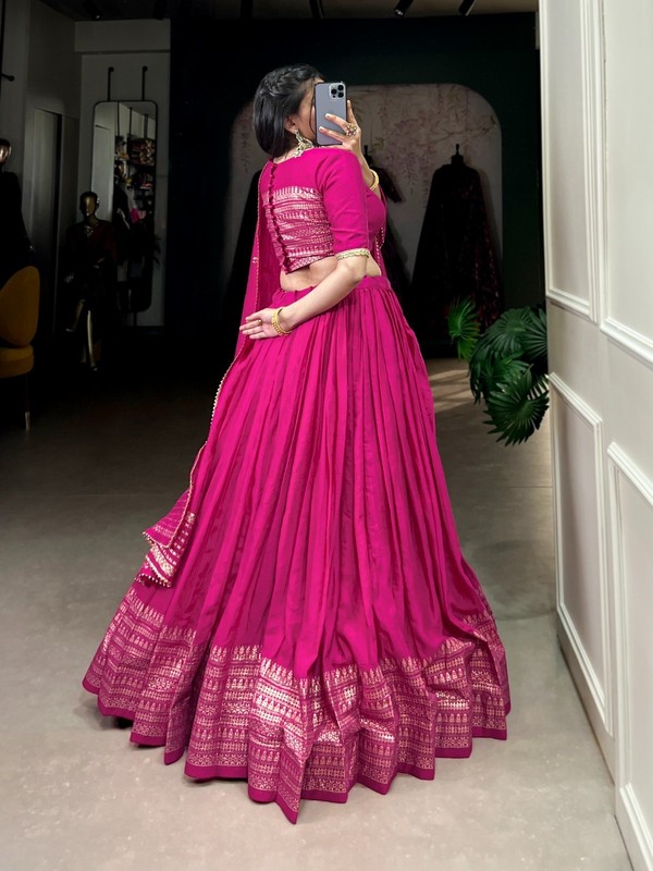 Colorful Lehenga Choli for Navratri Garba Chaniya Choli Indian Festival Outfit L gallery