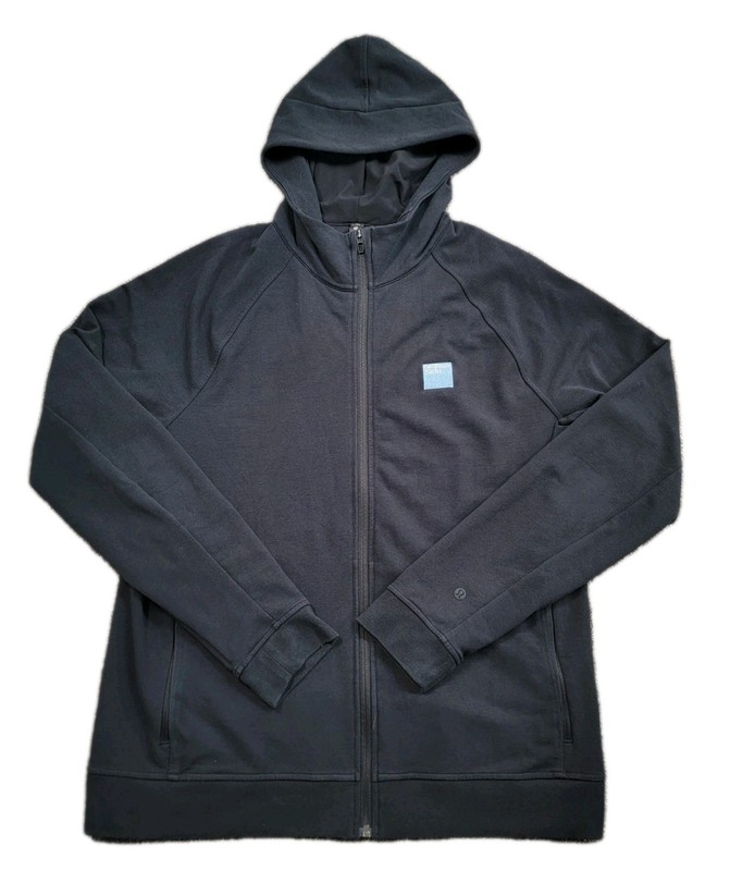 Lululemon Hoodie Goldman Sachs Logo Wallstreet Black Full Zip Men Large