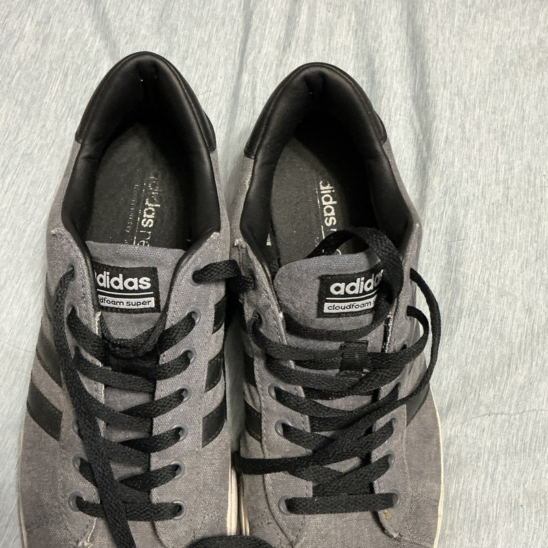 adidas Neo Cloudfoam Super Daily Shoes Men, Size 10 Gray/Black gallery