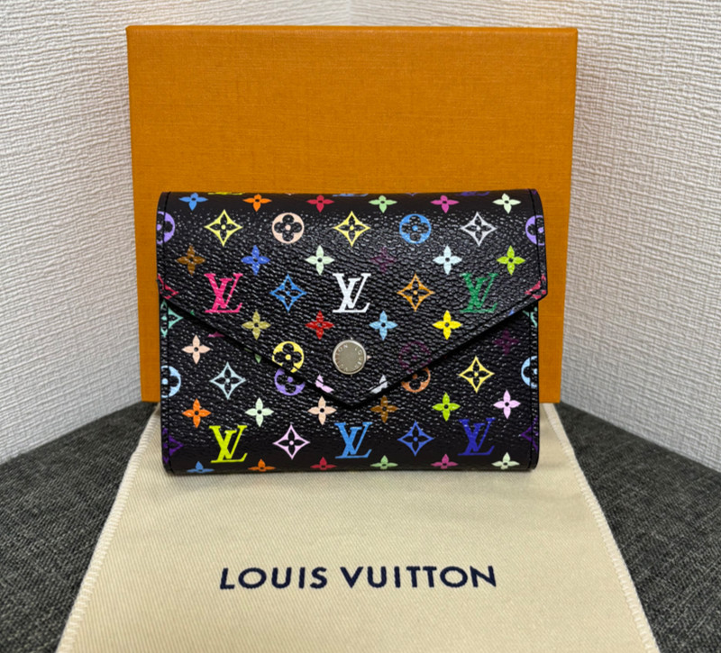 New Louis Vuitton Victorine Wallet M14145 Compact wallets Murakami collection