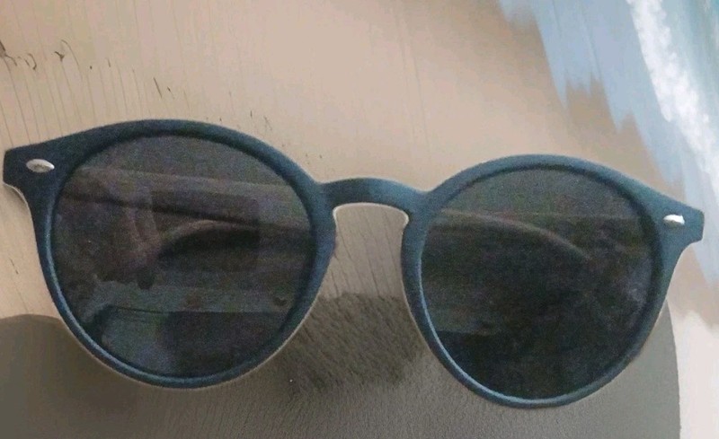 Authentic Ray-Ban RB2180 Matte Black Wood Grain Round Sunglasses