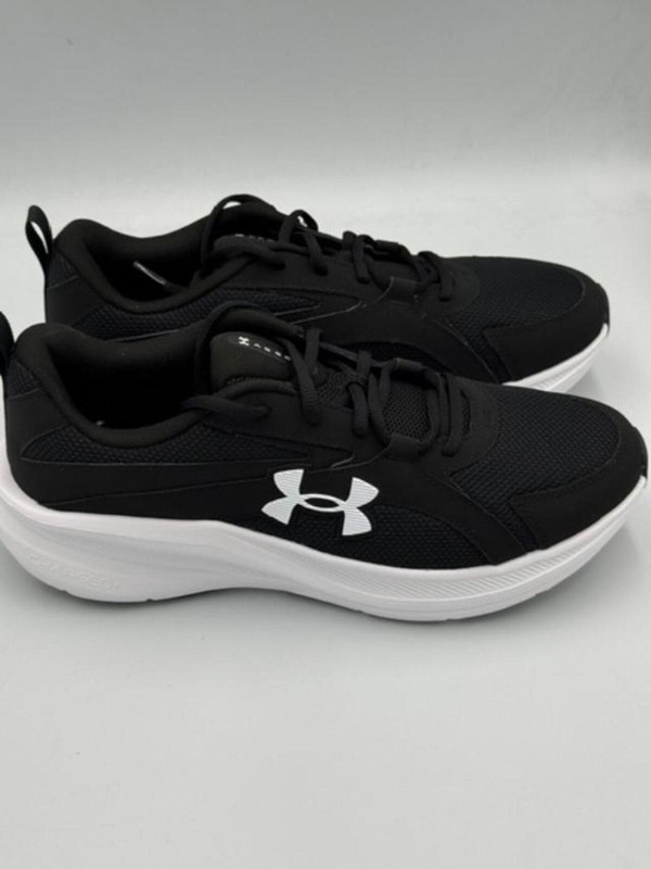 Under Armour Charged+ Assert 11 - Black/White Men's 11 gallery