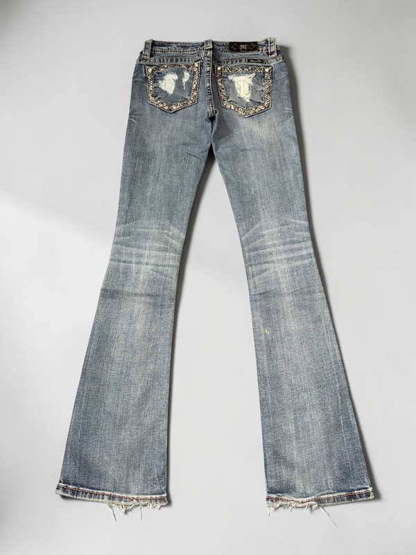 Miss me flared/bootcut low waist women designer jeans (w25)