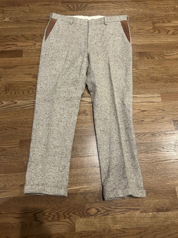 ORVIS Tweed Wool Pants 40W X 33L EUC