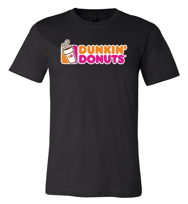 Dunkin Donuts Main Logo Shirt Sizes Youth Med- Adult 6XL! Fast Ship!