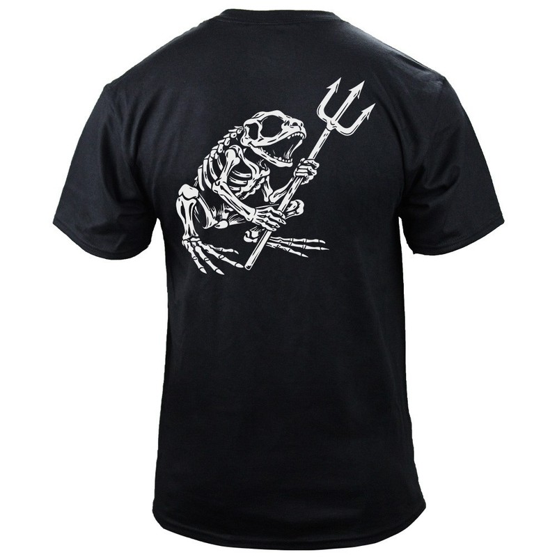 Official US Navy Bone Frog LLTB Tri-Blend Shirt – Navy Special Forces Honor Tee