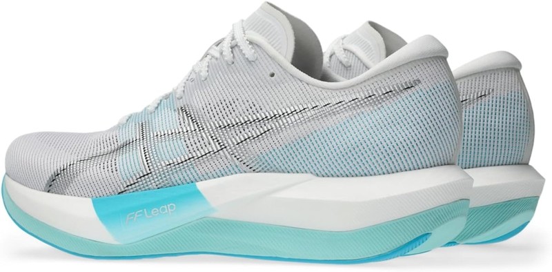 ASICS Unisex Magic Speed 5 Running Shoes, 12.5M / 14W, White/Pure Silver - White gallery