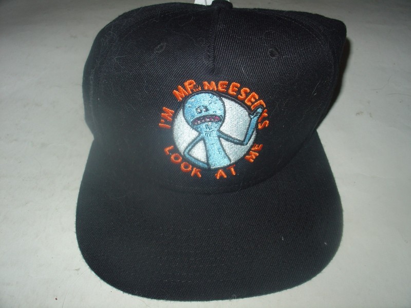 Rick and Morty I’m Mr. Meeseeks Look At Me Black Snapback Hat Cap