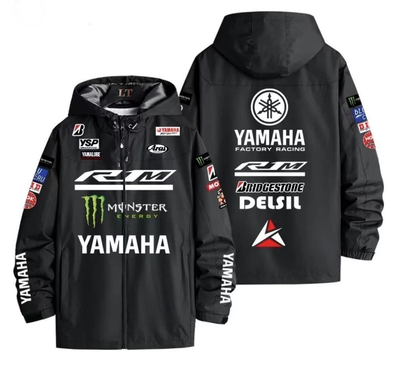 New XL MotoGP RACING YAMAHA YZF R1M Jacket Long Sleeve Shirt Motorcycle Racing