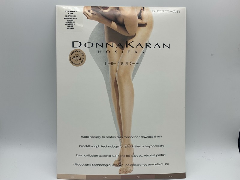 DKNY The Nudes Enhanced Fit Sheer To Waist Hosiery, Medium, KA24, A03
