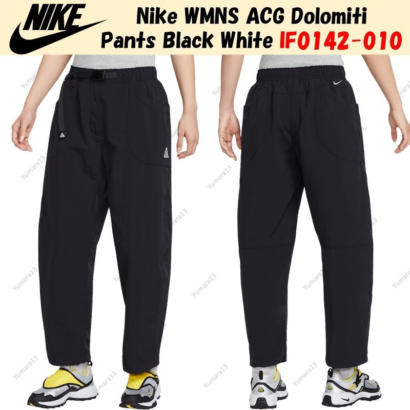 Nike WMNS ACG Dolomiti Pants Black White IF0142-010 Japan Size