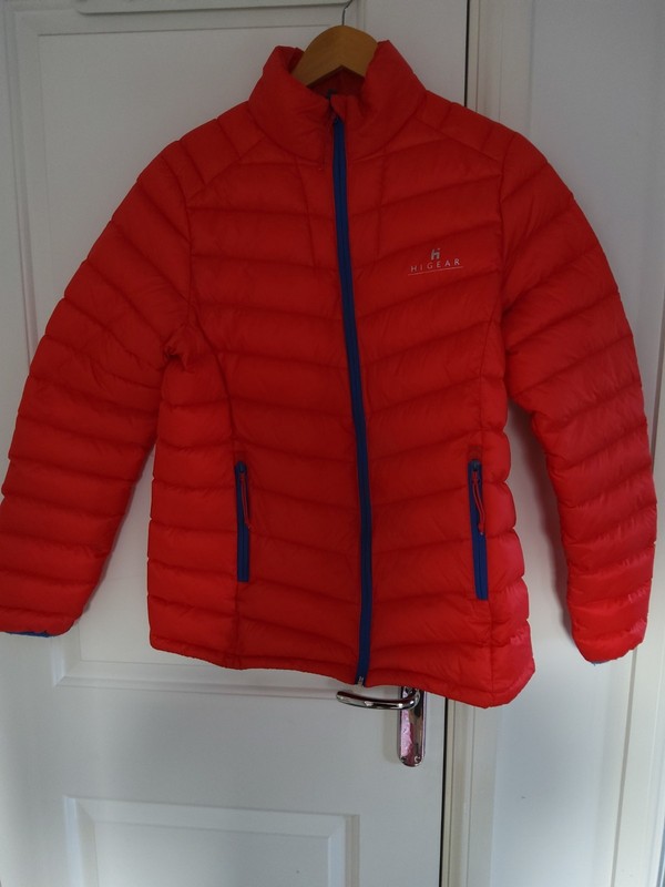 Hi Gear Down+feather Lightweight padded puffer coat/Jacket Size 14