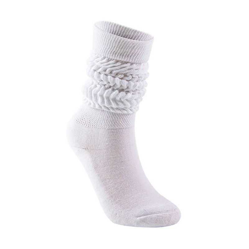 Loose Stacked Socks Slouch High Boot Colorful Socks Women Scrunchy Casual Knee