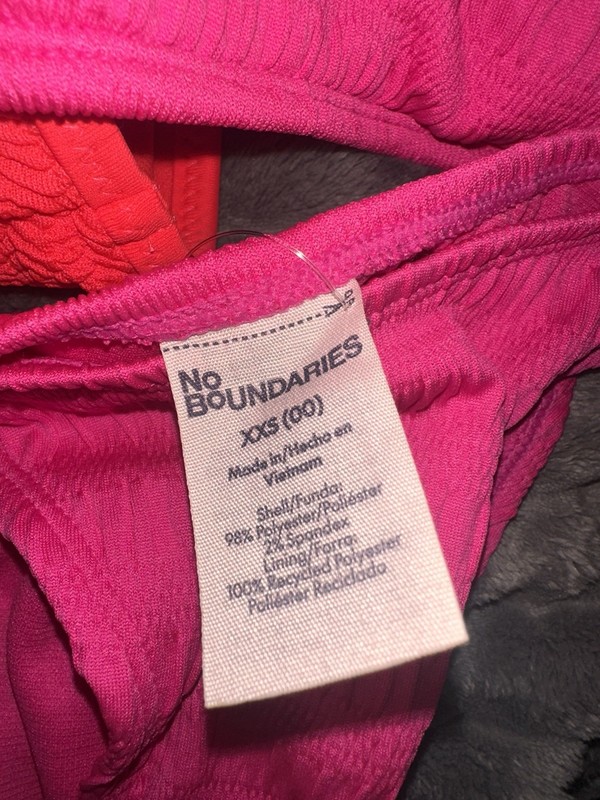 No Boundaries Women’s Bikini LOT !!!Bottom XS/S Multicolor Ribbed Stretch Rope gallery