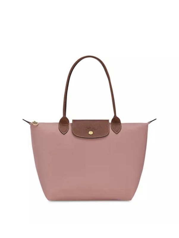 New LONGCHAMP Le Pliage Original Tote Bag Soft Pink Color.