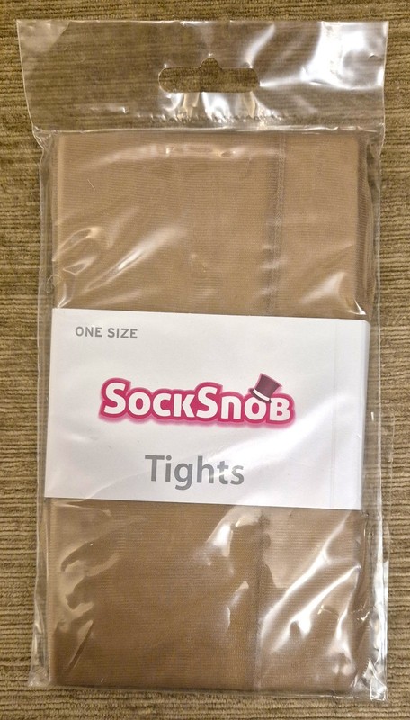SEXY! SOCKSNOB SEAMED TIGHTS – ONE SIZE – BUFF – BRAND NEW +POST FREE!