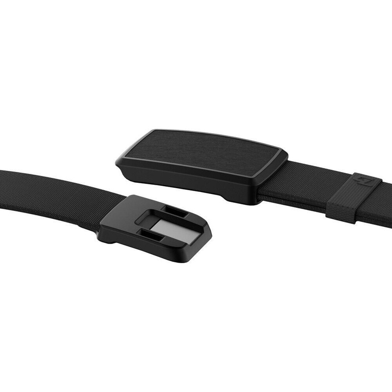 Groove Life Low Profile Mens Stretch Nylon Belt Black w/Magnetic Aluminum Buckle gallery