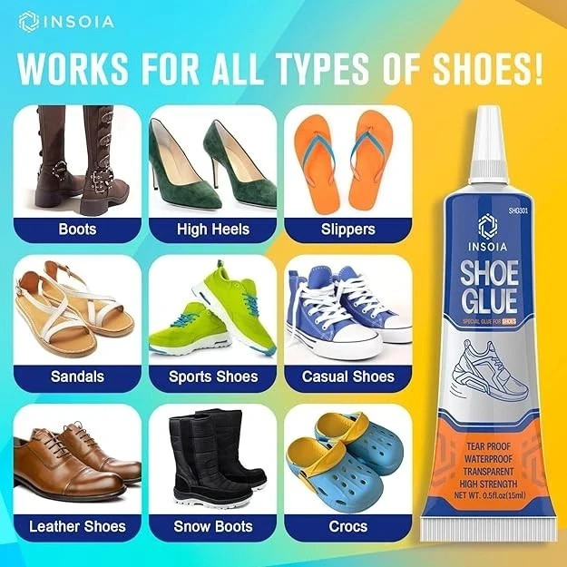 ShareShoe Glue Sole Repair Kit, Heavy Duty Shoe Adhesive, Waterproof, Flexible, gallery
