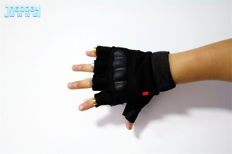 LED Light Glow Gloves DJ Dancer Bar Stage Show Color Laser Gloves Cosplay Props gallery