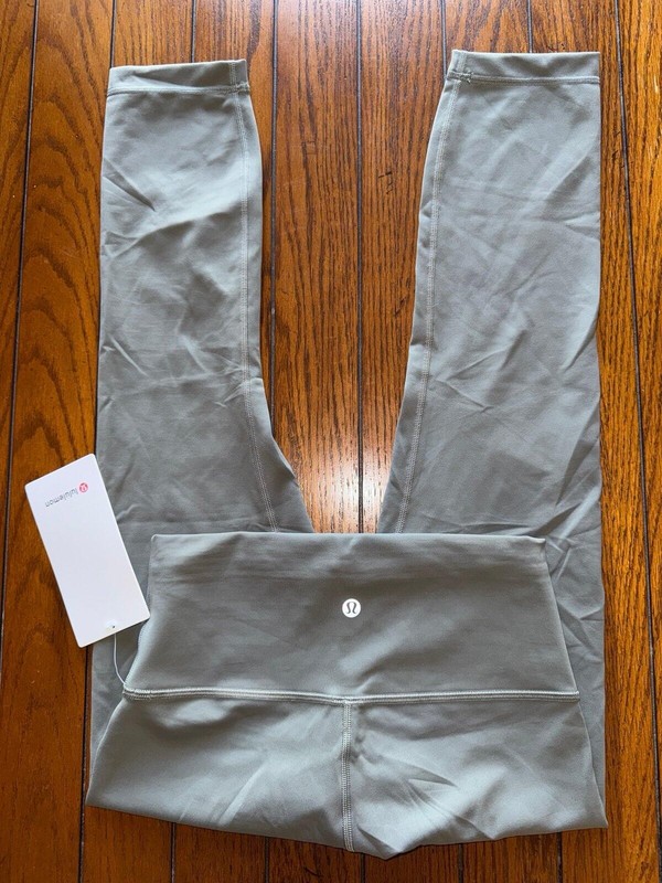 Lululemon Wunder Train High Rise 23” Grey Sage Size 6 NWT