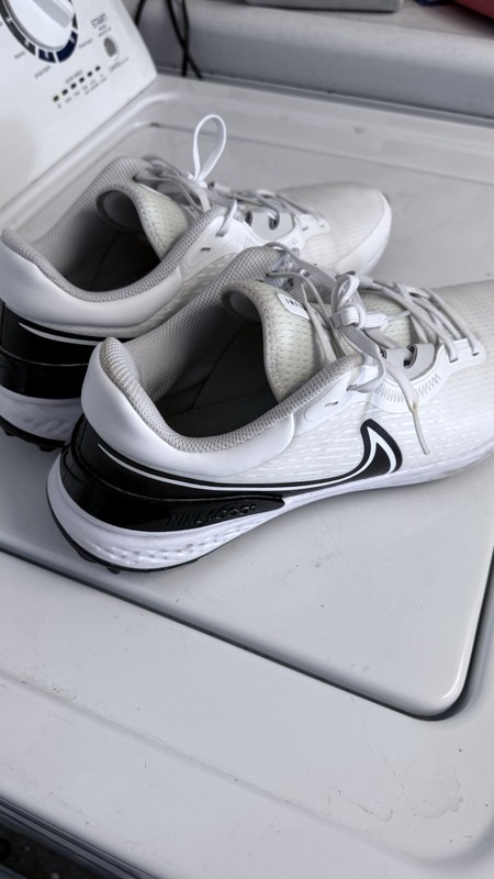 Nike Infinity Pro 2 Golf Shoes White Black Photon Mens Size 10.5 gallery