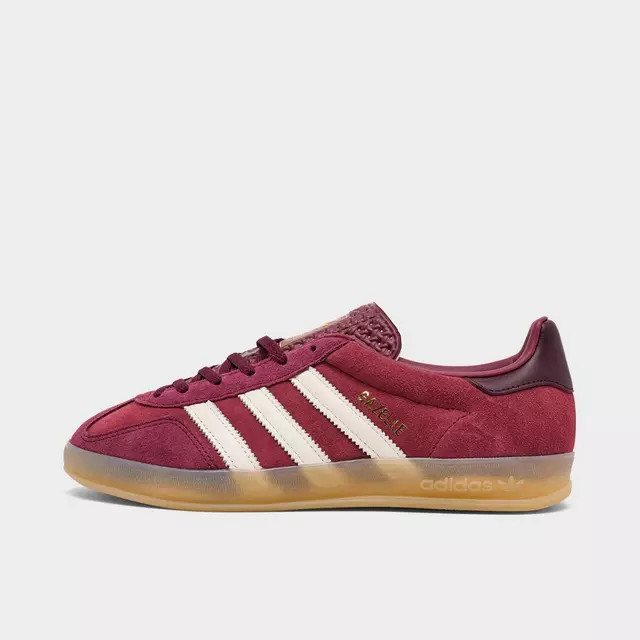Adidas Gazelle Indoor Shadow Red Off White Womens Sports Sneaker HQ2661 gallery