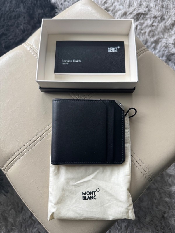 Mont Blanc New Urban Spirit 6cc Black Wallet (Ident: MB114665)