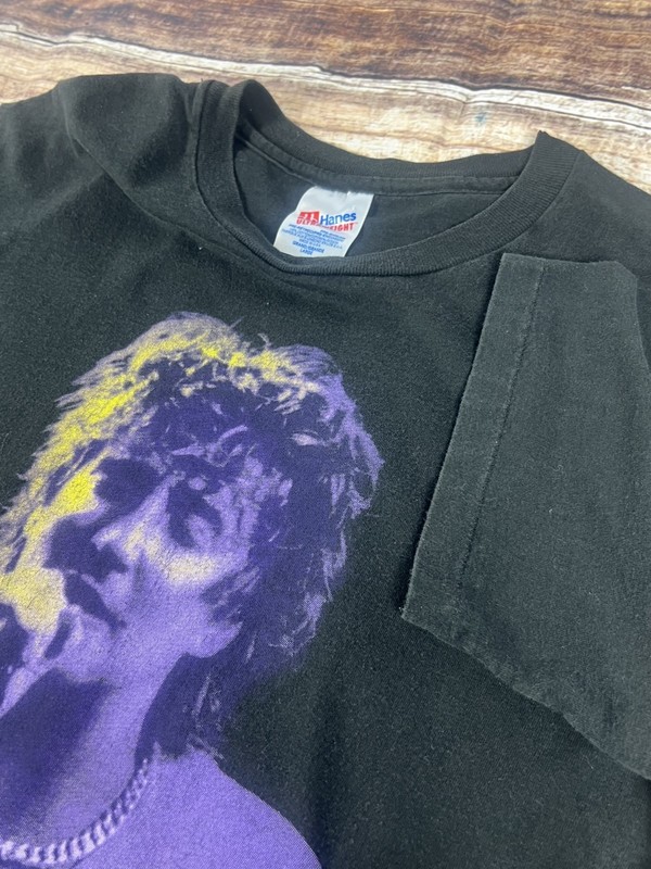 Vintage 1993 Rod Stewart Unplugged Tour T-Shirt XL Hanes Made USA Single Stitch gallery