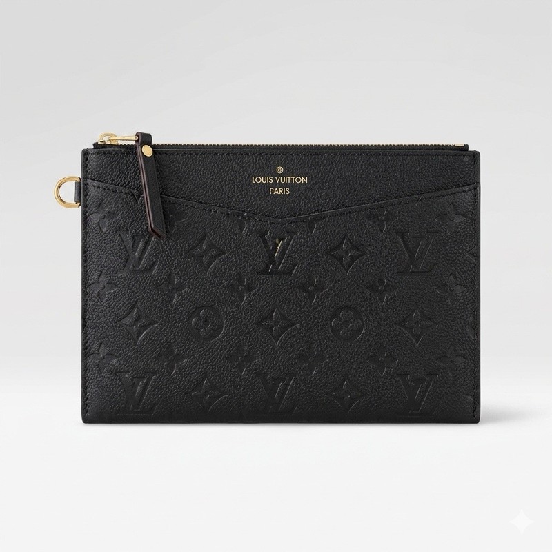 Louis Vuitton Daily Pouch in Monogram Empreinte Leather (Black/Noir)