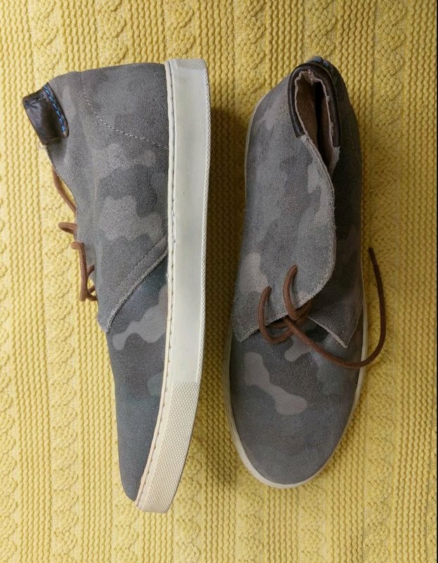 mens cos boots khaki leather 40