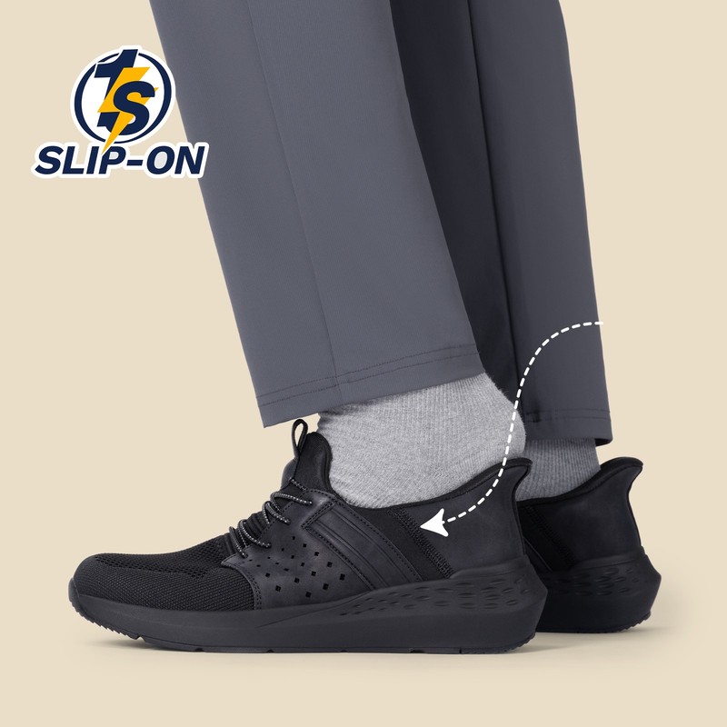 Men's Hands Free Slip-on Sneakers Casual Shoes Loafers Comfortable Walking Shoes gallery