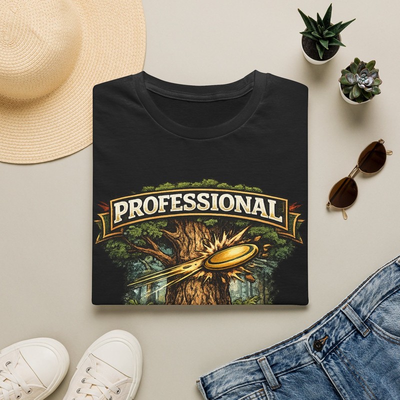 Professional Tree Magnet T-Shirt | Disc Golf Disc Design