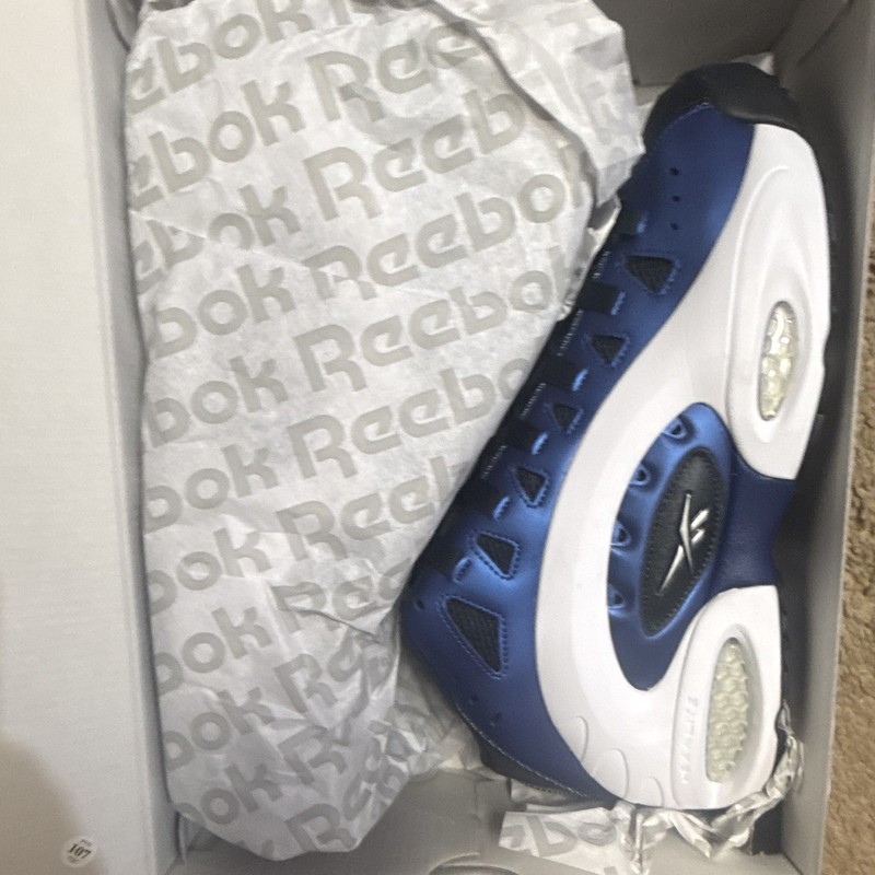 Reebok ES22 2023 Club Blue Mid Top Leather Sneaker Blue/White/Black 100032753