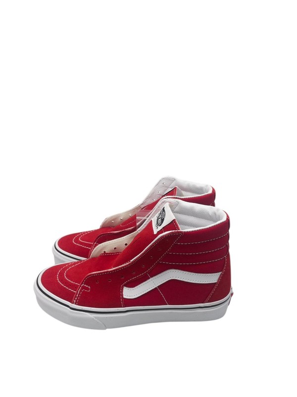 Vans Men Sk8-Hi Sneakers VN0A4BV6JV6 Racing Red/True White Size 6.5 US gallery