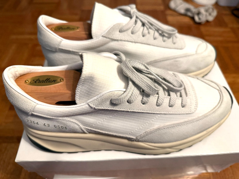 Common Projects Men Track 80 Sneakers White Size 43