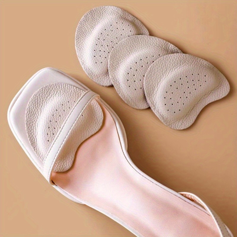 4Pcs Self-Adhesive Forefoot Pads, Non-Slip for Sandals & High Heels gallery