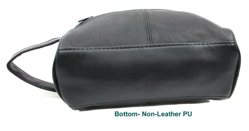 Quality Genuine Cow Leather Men's Shaving Toiletry and Travel Bag 3 Zipper Black gallery