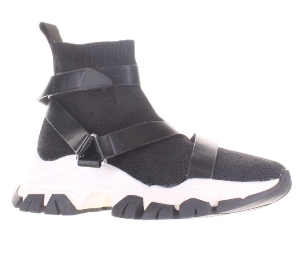 JLO by Jennifer Lopez Womens Cement 82 Black Fashion Sneaker Size 7.5 (7829335)