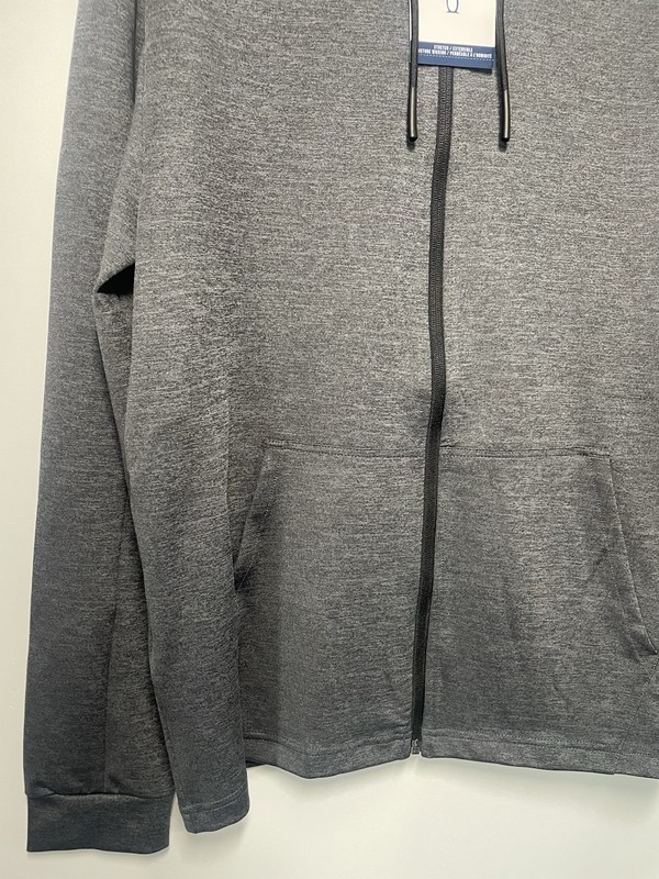 Original Penguin Sport Full Zip Jacket Men’s M Gray Dark Caviar Heather gallery