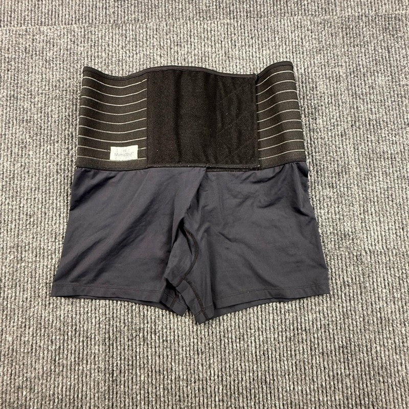 Mama Strut by PELV-ICE Size Large Postpartum Recovery Support Shorts Black